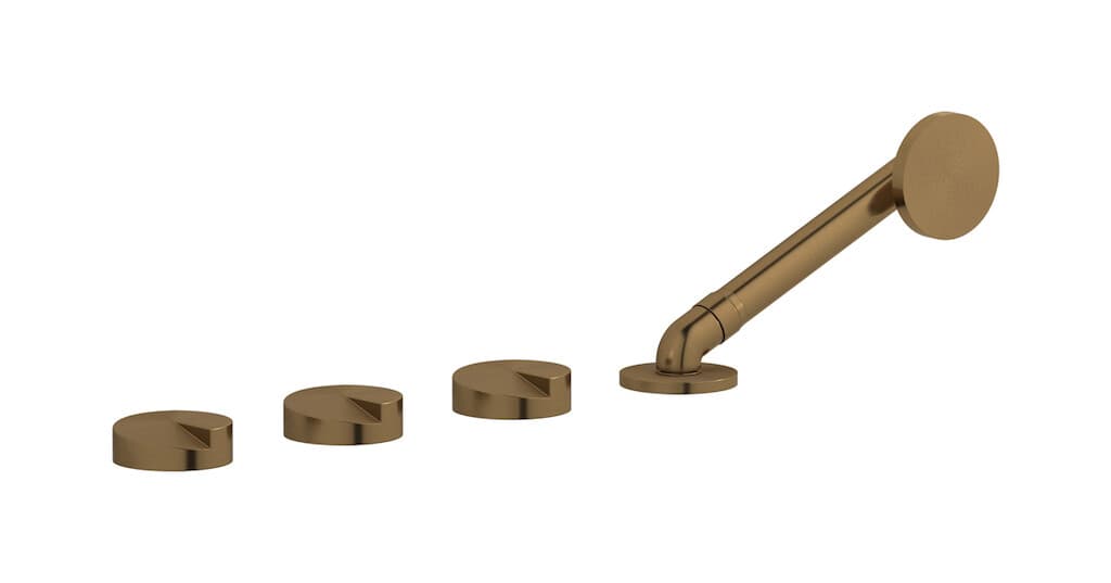 IB Rubinetterie Cake – Μπαταρία Μπανιέρας – Brushed Warm Bronze (CA397WB)