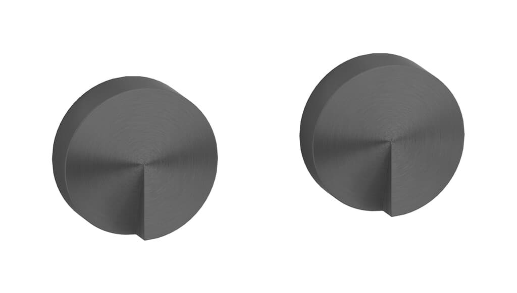 IB Rubinetterie Cake – Μπαταρία Νιπτήρα Τοίχου – Brushed Black Metal (CA400BM)