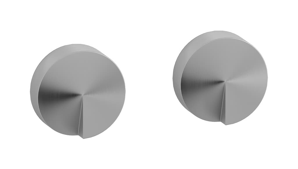 IB Rubinetterie Cake – Μπαταρία Νιπτήρα Τοίχου – Brushed Stainless Steel (CA400SA)
