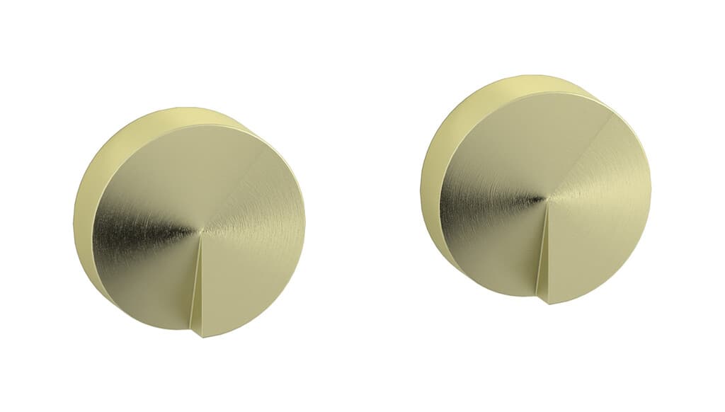 IB Rubinetterie Cake – Μπαταρία Νιπτήρα Τοίχου – Brushed Warm Brass (CA400WA)