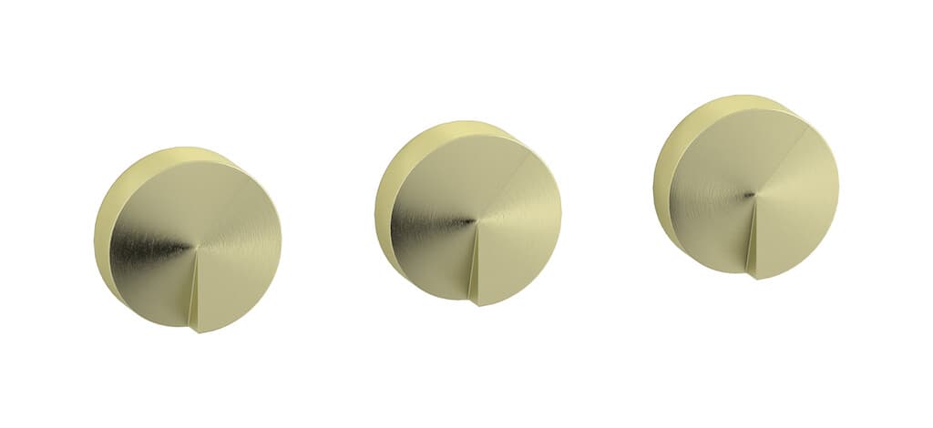 IB Rubinetterie Cake – Μπαταρία Νιπτήρα Τοίχου – Brushed Warm Brass (CA410WA)