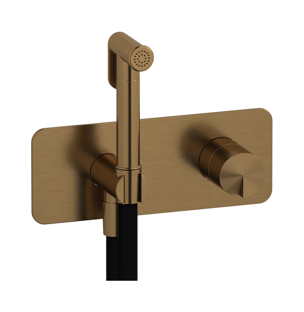 IB Rubinetterie Cake – Ντουζάκι Μπιντέ – Brushed Warm Bronze (CA706WB)