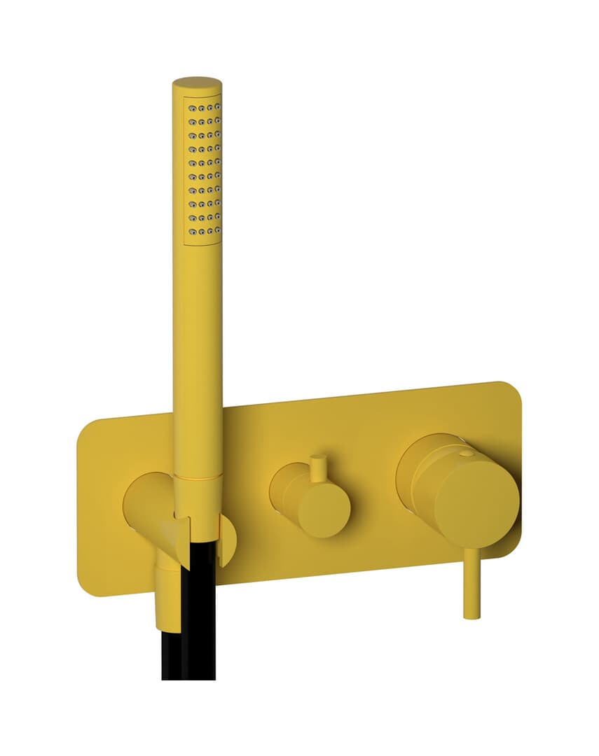 IB Rubinetterie Colore – Μπαταρία Νιπτήρα Τοίχου – Yellow Franciacorta (CO313GI)