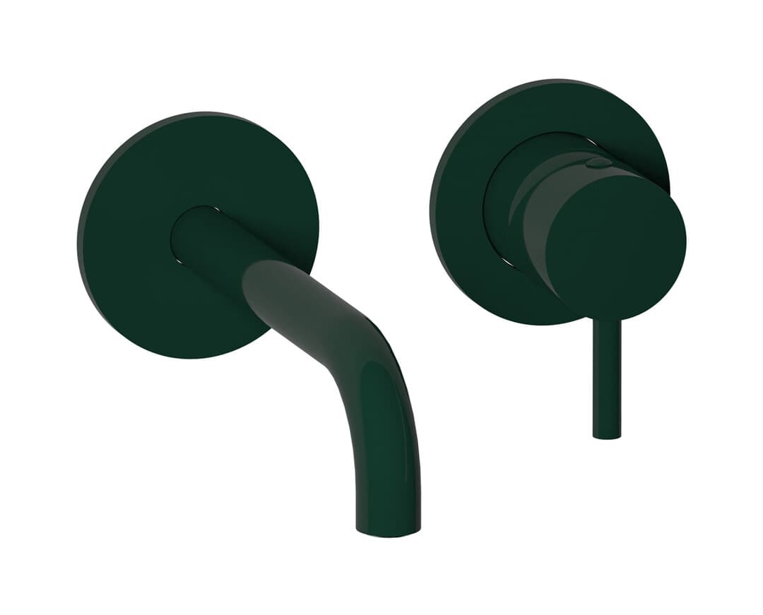 IB Rubinetterie Colore – Μπαταρία Νιπτήρα Τοίχου – Green Maddalena (CO406VD)