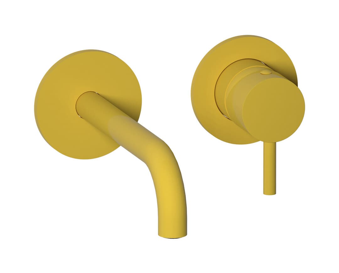 IB Rubinetterie Colore – Μπαταρία Νιπτήρα Τοίχου – Yellow Franciacorta (CO406GI)
