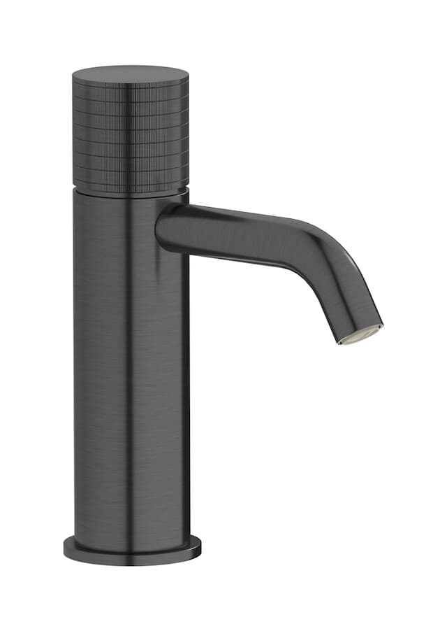 IB Rubinetterie Gatsby – Μπαταρία Νιπτήρα – Brushed Black Chrome (GA200CS)