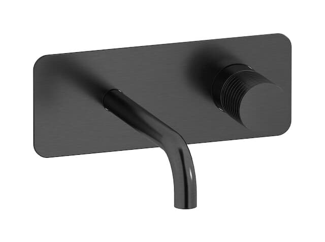 IB Rubinetterie Gatsby – Μπαταρία Νιπτήρα – Brushed Black Chrome (GA206CS)