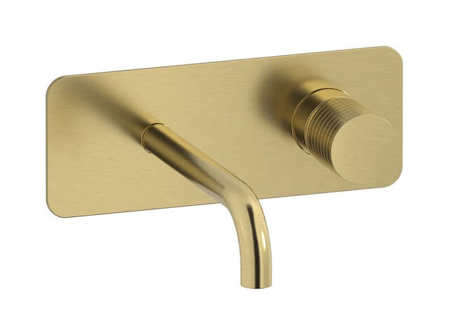 IB Rubinetterie Gatsby – Μπαταρία Νιπτήρα Τοίχου – Brushed Pale Gold (GA206IS)