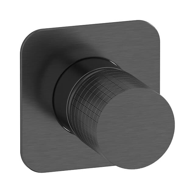 IB Rubinetterie Gatsby – Μπαταρία Νιπτήρα Τοίχου – Brushed Black Chrome (GA300CS)