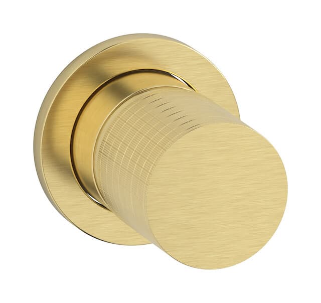IB Rubinetterie Gatsby – Μπαταρία Νιπτήρα Τοίχου – Brushed Pale Gold (GA305IS)