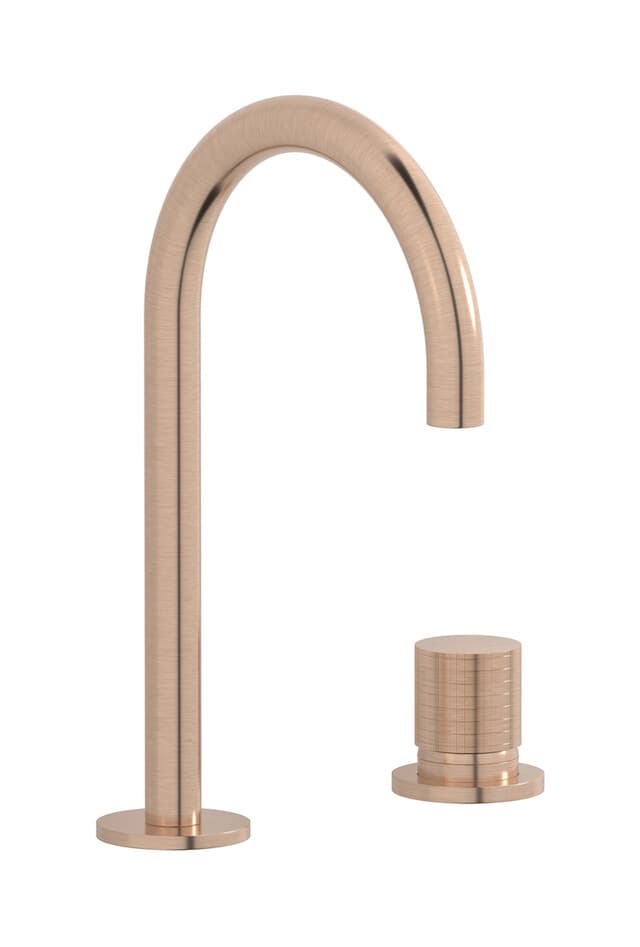 IB Rubinetterie Gatsby – Μπαταρία Νιπτήρα Τοίχου – Brushed Rose Gold (GA394SR)
