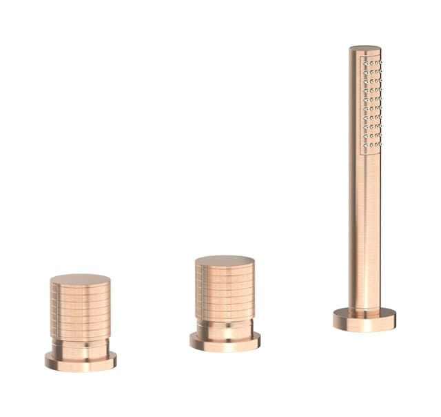 IB Rubinetterie Gatsby – Μπαταρία Μπανιέρας – Brushed Rose Gold (GA397SR)