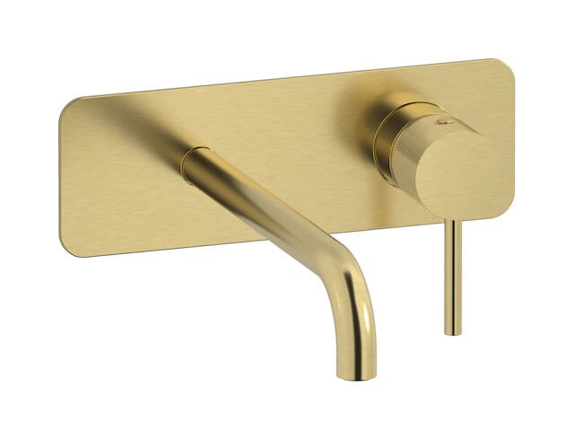 IB Rubinetterie Industria – Μπαταρία Νιπτήρα Τοίχου – Brushed Pale Gold (ID207IS)