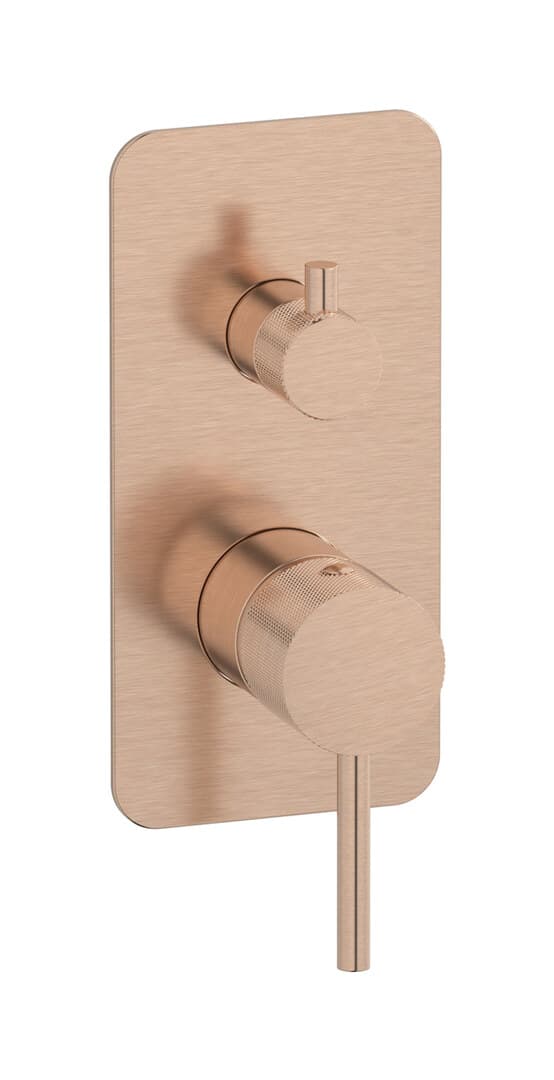 IB Rubinetterie Industria – Μπαταρία Νιπτήρα Τοίχου – Brushed Rose Gold (ID312SR)