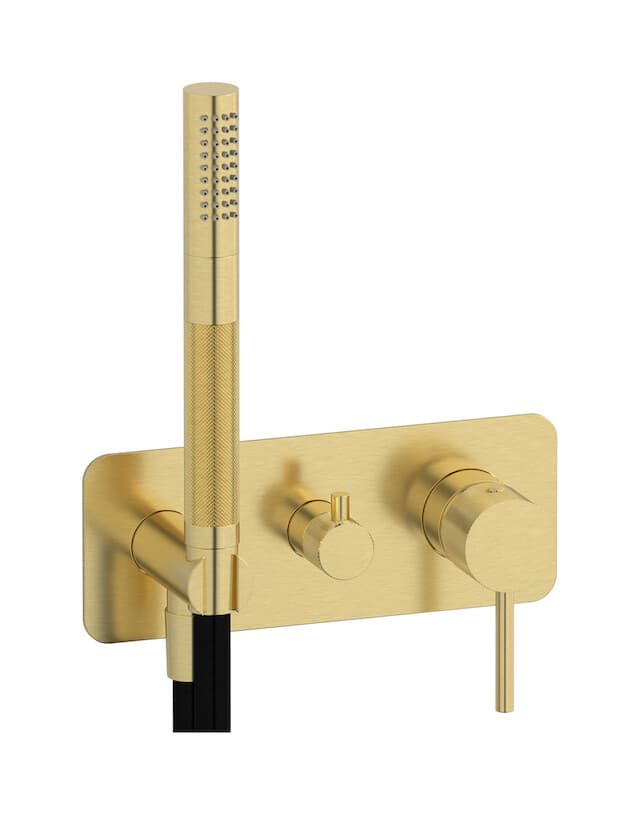 IB Rubinetterie Industria – Μπαταρία Νιπτήρα Τοίχου – Brushed Pale Gold (ID313IS)
