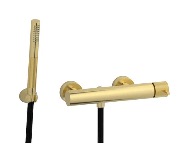 IB Rubinetterie Industria – Μίκτης Ντους Εντοιχισμένος – Brushed Pale Gold (ID350IS)