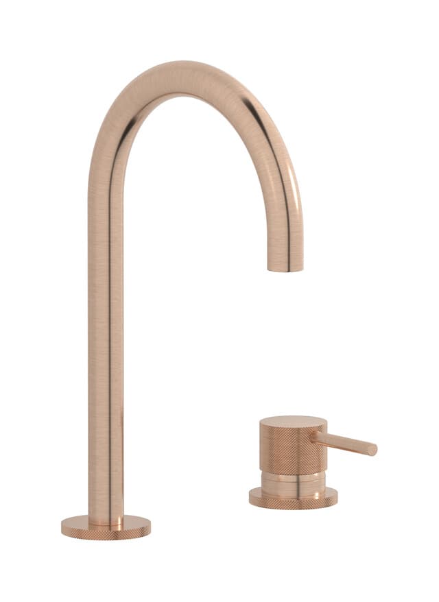 IB Rubinetterie Industria – Μπαταρία Νιπτήρα Τοίχου – Brushed Rose Gold (ID394SR)
