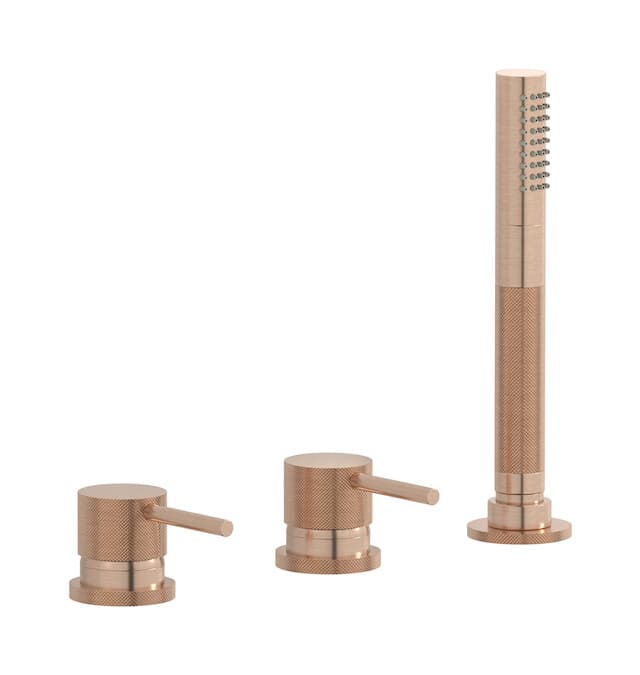 IB Rubinetterie Industria – Μπαταρία Μπανιέρας – Brushed Rose Gold (ID397SR)