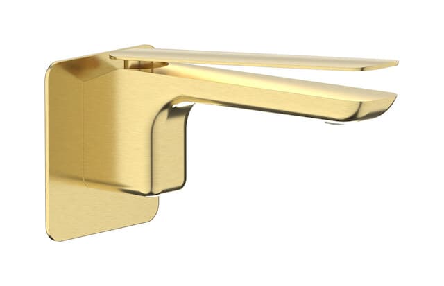 IB Rubinetterie K2 – Μπαταρία Νιπτήρα Τοίχου – Brushed Pale Gold (K2209IS)