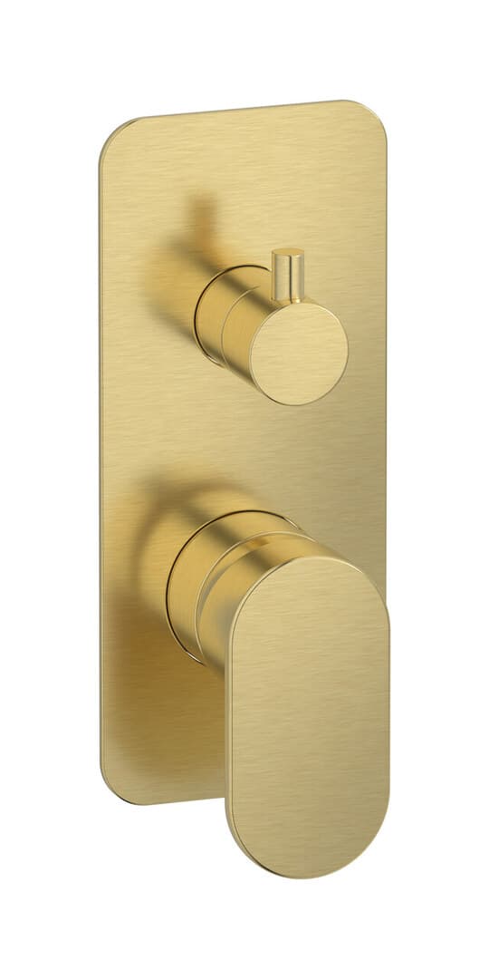 IB Rubinetterie K2 – Μπαταρία Νιπτήρα Τοίχου – Brushed Pale Gold (K2310IS)