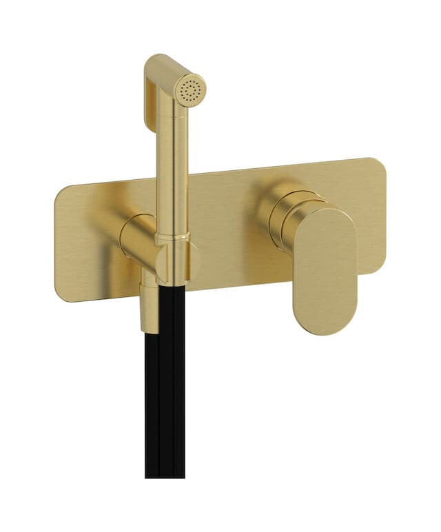 IB Rubinetterie K2 – Μπαταρία Μπιντέ – Brushed Pale Gold (K2706IS)