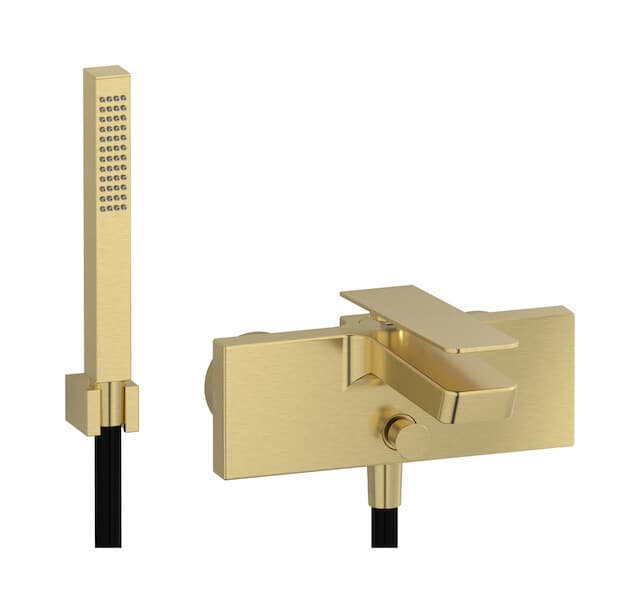 IB Rubinetterie K3 – Μπαταρία Μπανιέρας Τοίχου – Brushed Pale Gold (K3250IS)