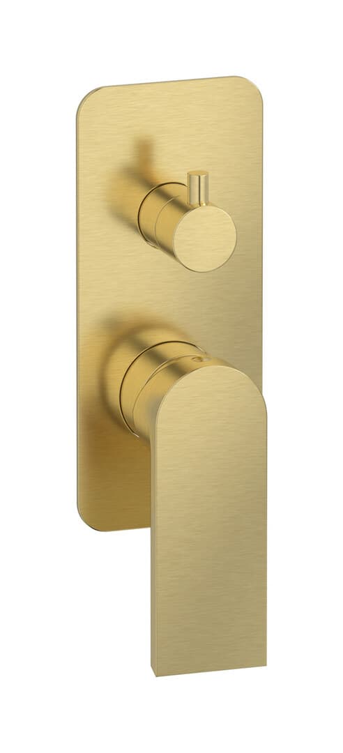 IB Rubinetterie K3 – Μπαταρία Νιπτήρα Τοίχου – Brushed Pale Gold (K3312IS)