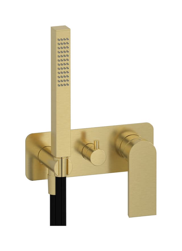 IB Rubinetterie K3 – Μπαταρία Νιπτήρα Τοίχου – Brushed Pale Gold (K3313IS)
