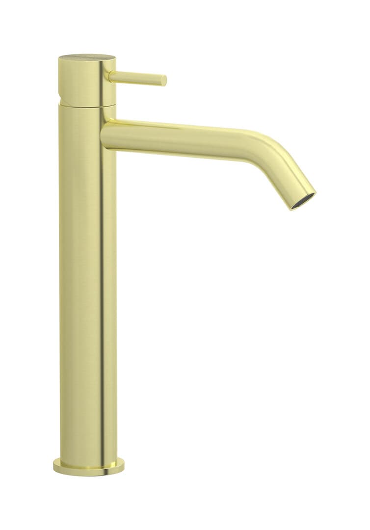 IB Rubinetterie M316 – Μπαταρία Νιπτήρα Ψηλή – Brushed Warm Brass (M3202WA)