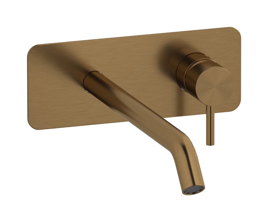 IB Rubinetterie M316 – Μπαταρία Νιπτήρα Τοίχου – Brushed Warm Bronze (M3206WB)