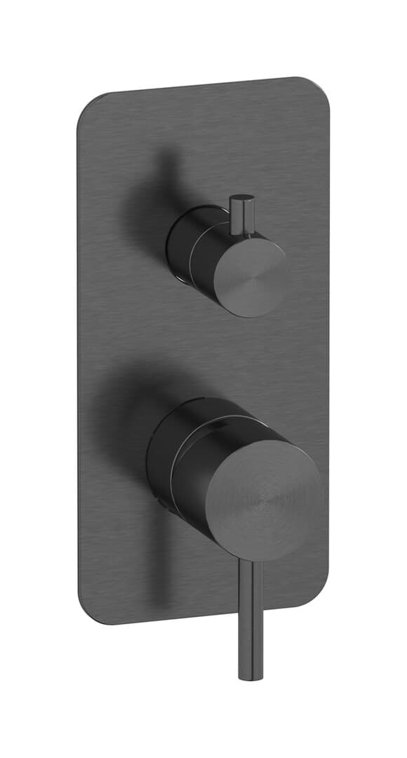 IB Rubinetterie M316 – Μπαταρία Νιπτήρα Τοίχου – Brushed Black Metal (M3310BM)