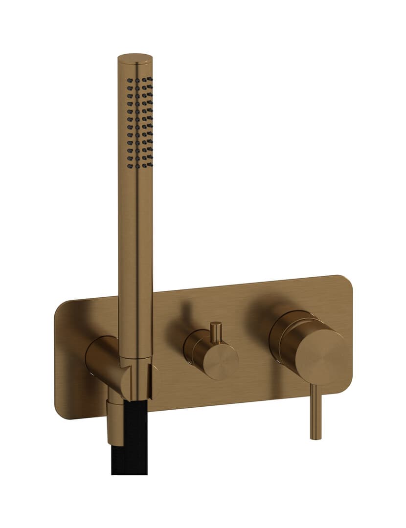 IB Rubinetterie M316 – Μπαταρία Νιπτήρα Τοίχου – Brushed Warm Bronze (M3313WB)