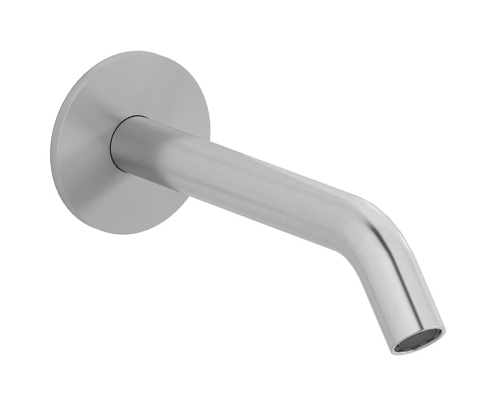 IB Rubinetterie M316 – Μπαταρία Νιπτήρα Τοίχου – Brushed Stainless Steel (M3320SA)