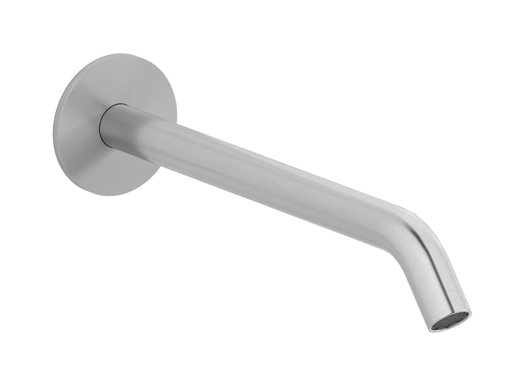 IB Rubinetterie M316 – Μπαταρία Νιπτήρα Τοίχου – Brushed Stainless Steel (M3322SA)