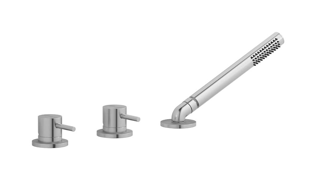IB Rubinetterie M316 – Μπαταρία Μπανιέρας – Brushed Stainless Steel (M3397SA)