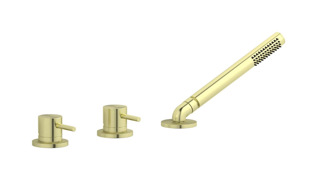 IB Rubinetterie M316 – Μπαταρία Μπανιέρας – Brushed Warm Brass (M3397WA)