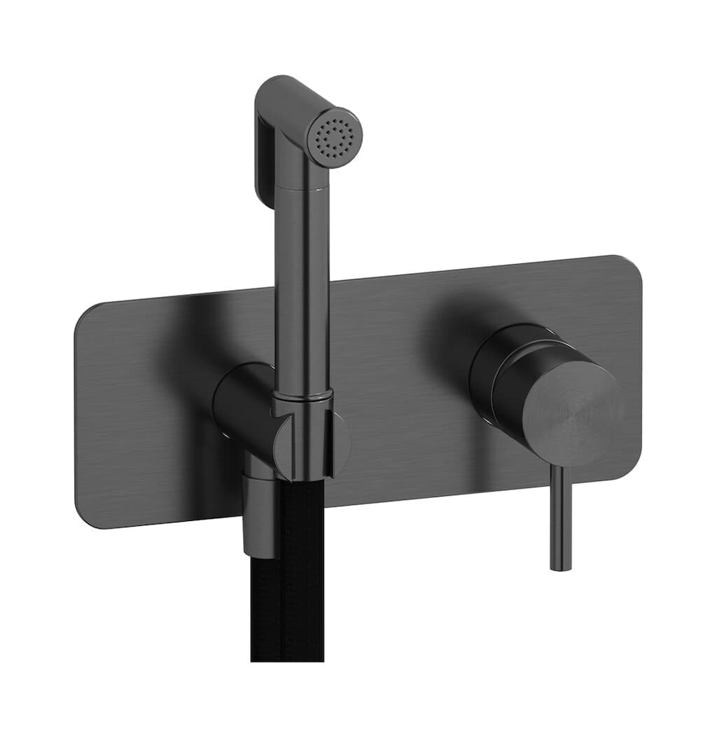 IB Rubinetterie M316 – Μπαταρία Μπιντέ – Brushed Black Metal (M3706BM)