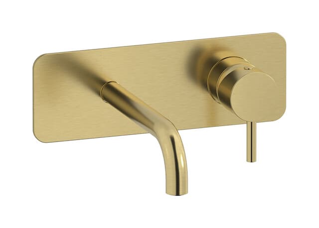 IB Rubinetterie MilanoTorino – Μπαταρία Νιπτήρα Τοίχου – Brushed Pale Gold (MT206IS)