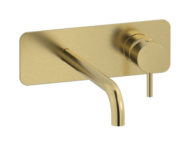 IB Rubinetterie MilanoTorino – Μπαταρία Νιπτήρα Τοίχου – Brushed Pale Gold (MT207IS)