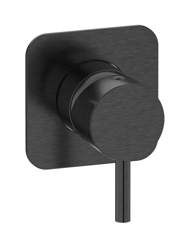 IB Rubinetterie MilanoTorino – Μπαταρία Νιπτήρα Τοίχου – Brushed Black Chrome (MT300CS)
