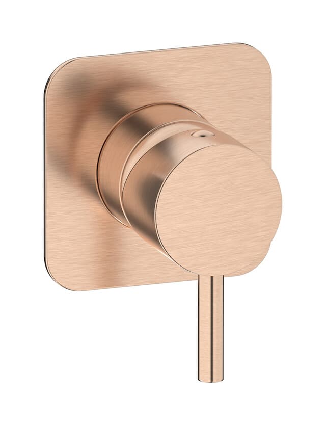 IB Rubinetterie MilanoTorino – Εξωτερικά Μέρη Εντοιχισμού – Brushed Rose Gold (MT300SR)