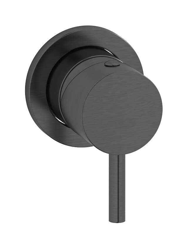IB Rubinetterie MilanoTorino – Μπαταρία Νιπτήρα Τοίχου – Brushed Black Chrome (MT305CS)