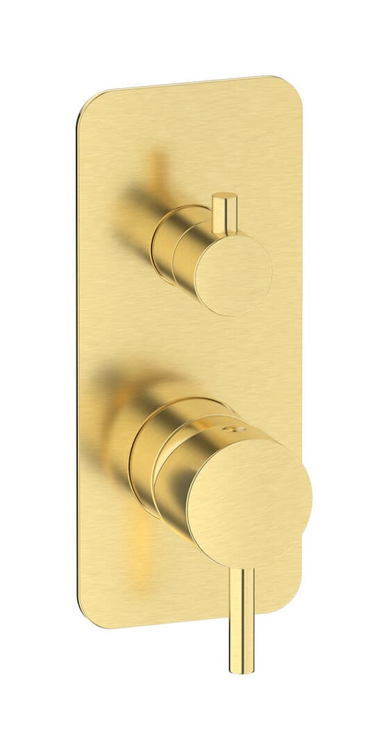 IB Rubinetterie MilanoTorino – Μπαταρία Νιπτήρα Τοίχου – Brushed Pale Gold (MT310IS)