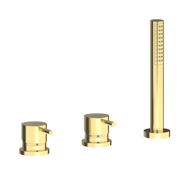 IB Rubinetterie MilanoTorino – Μπαταρία Μπανιέρας – Brushed Pale Gold (MT397IS)