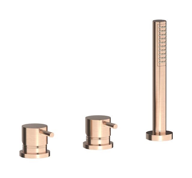 IB Rubinetterie MilanoTorino – Μπαταρία Μπανιέρας – Brushed Rose Gold (MT397SR)
