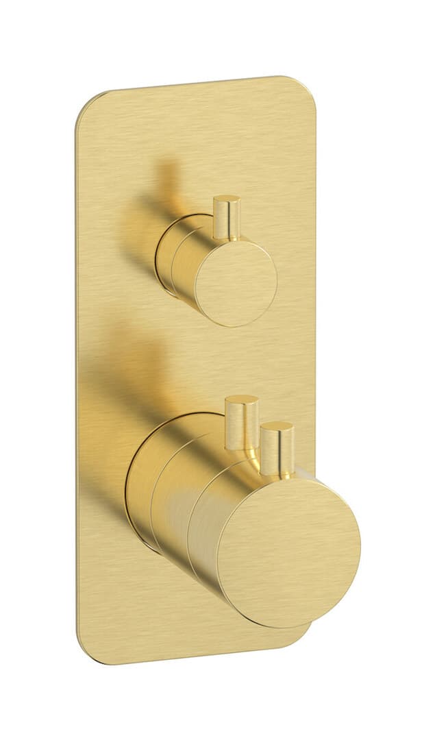 IB Rubinetterie MilanoTorino – Θερμοστατικός Μίκτης Ντους – Brushed Pale Gold (MT610IS)