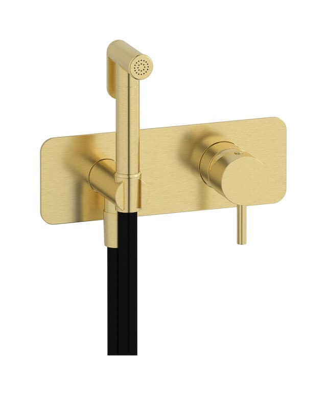 IB Rubinetterie MilanoTorino – Μπαταρία Μπιντέ – Brushed Pale Gold (MT706IS)