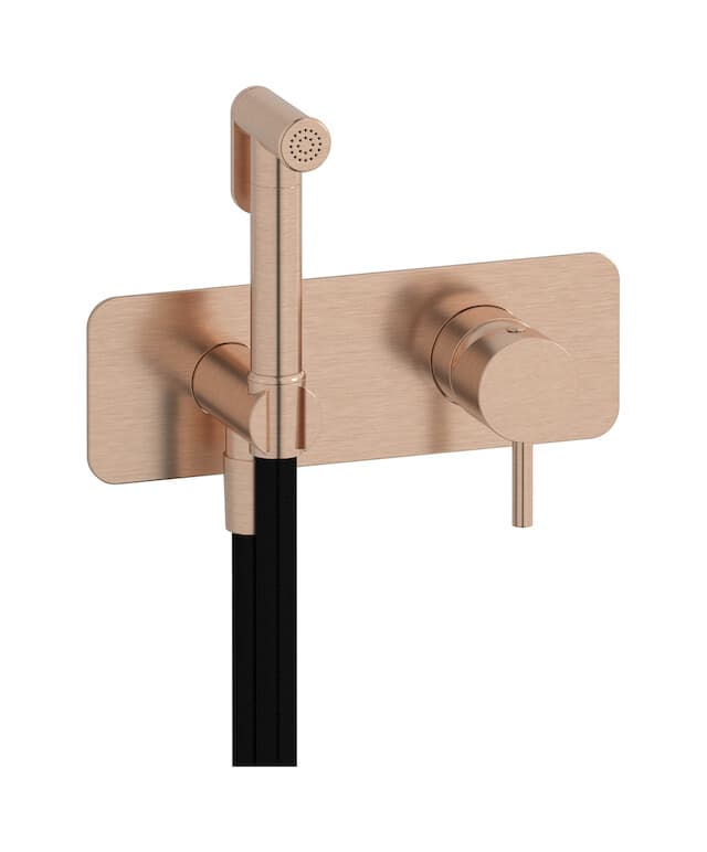 IB Rubinetterie MilanoTorino – Μπαταρία Μπιντέ – Brushed Rose Gold (MT706SR)