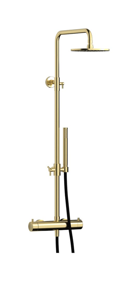 IB Rubinetterie Indoor Shower – Σετ Ντους – Brushed Pale Gold (MT801IS)