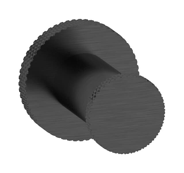 IB Rubinetterie Officina – Κρεμάστρα – Brushed Black Chrome (OF008CS)